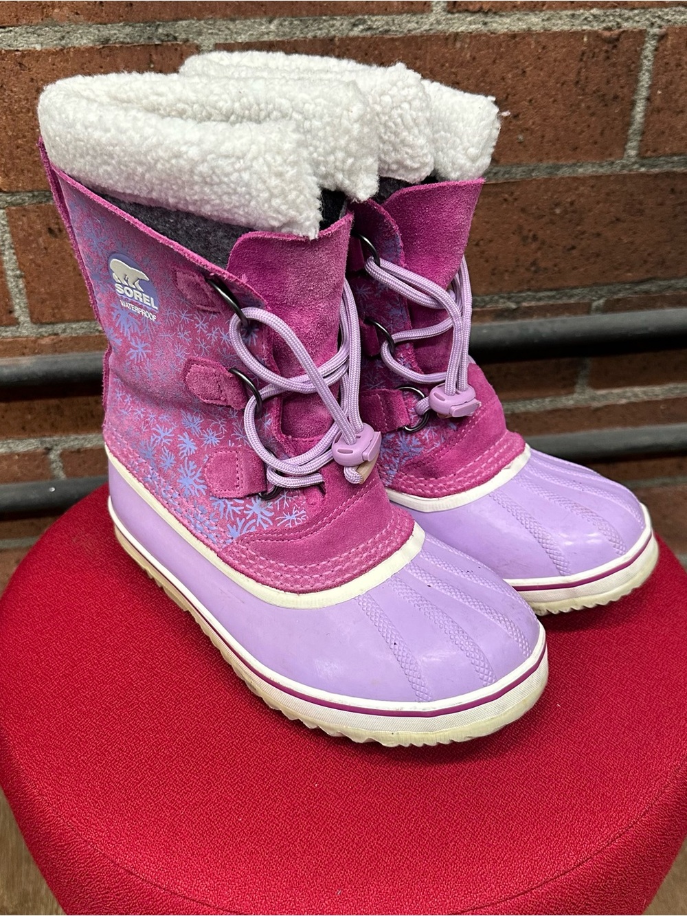 Sorel Pink & Lavender Snow Boots